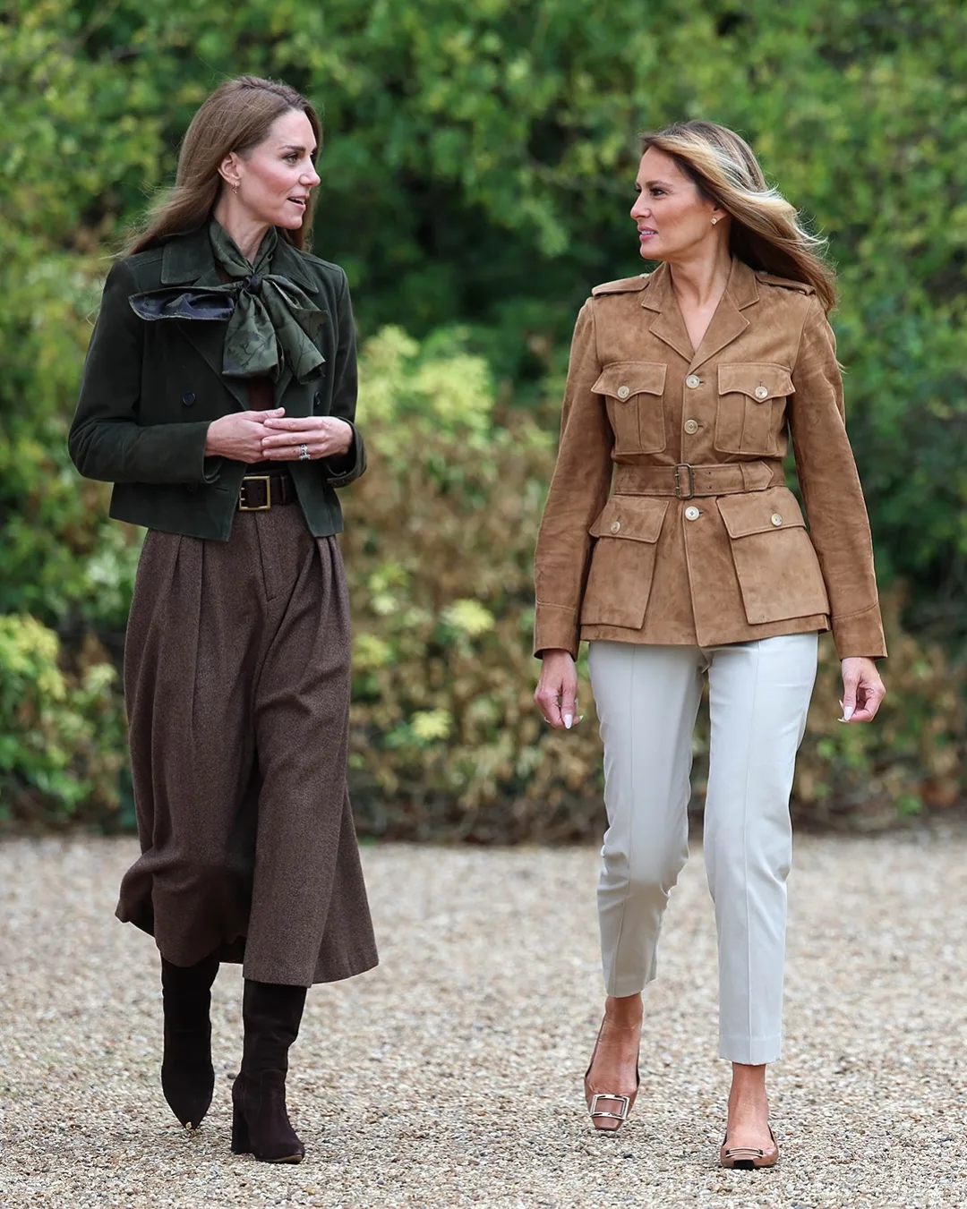 First Lady Melania and Princess Kate