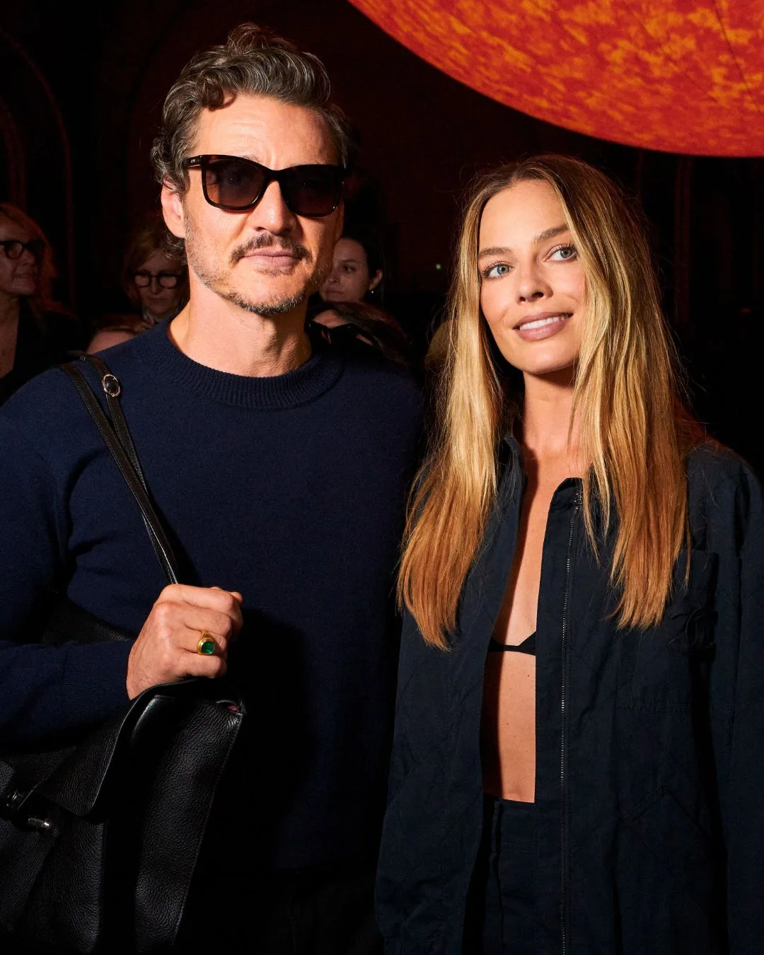 Margot Robbie and Pedro Pascal at Chanel Spring Summer 2026 runway show