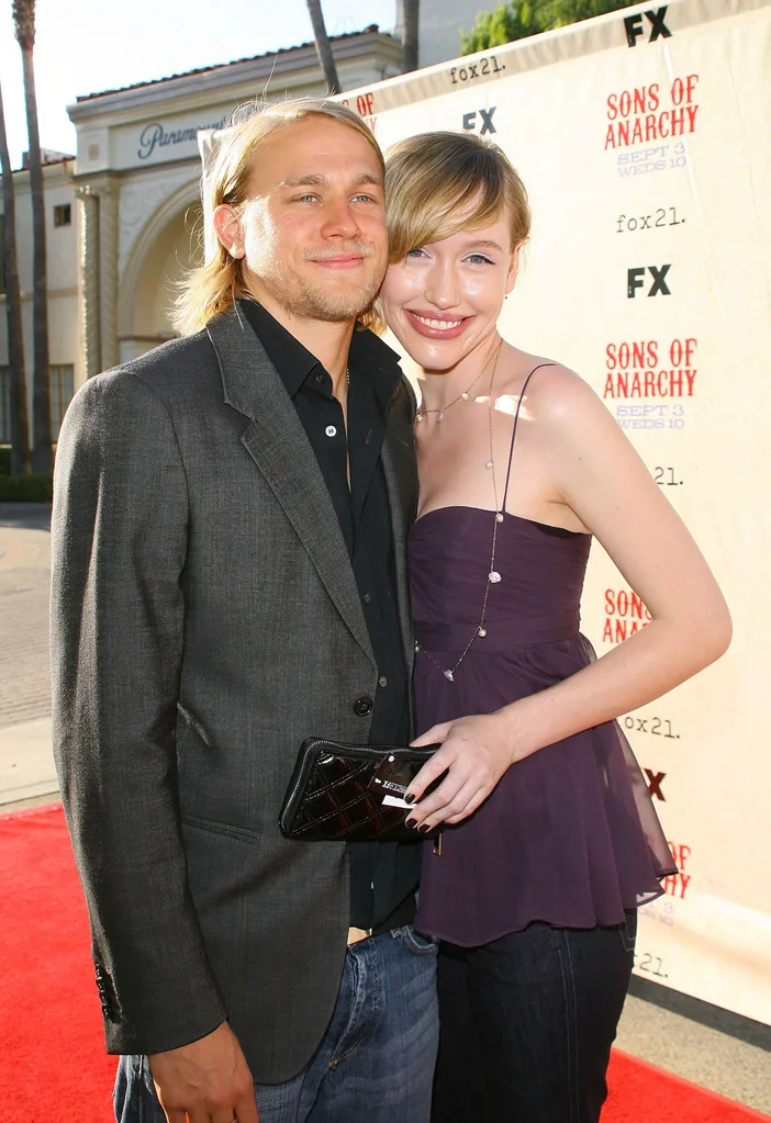 Charlie Hunnam and Morgana McNelis in 2008