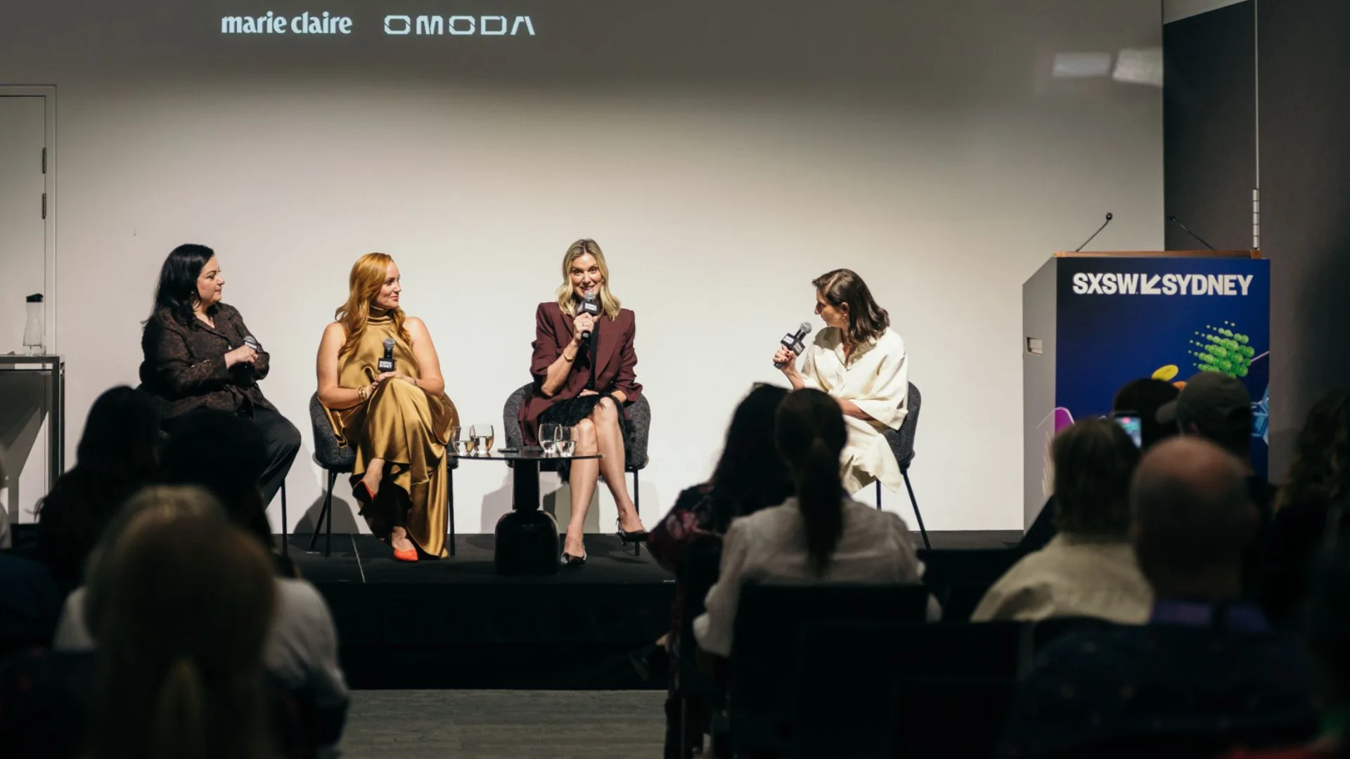 Editors at SXSW panel with Omoda