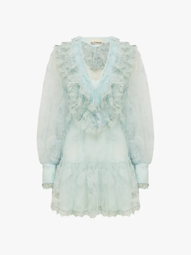 ALEMAIS
Winifred Lace Mini Dress