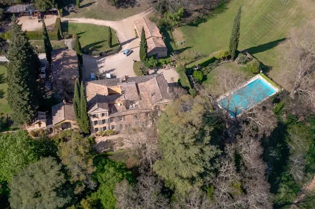 The famous couple's French home, Domaine Le Canadel, an enchanting and sprawling 425-acre Provence wine estate.