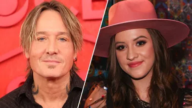 Keith Urban Maggie Baugh on stage