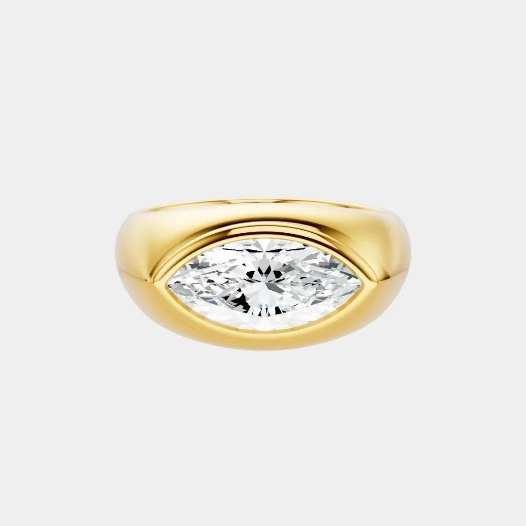 Heirest signet affordable and unique diamond ring