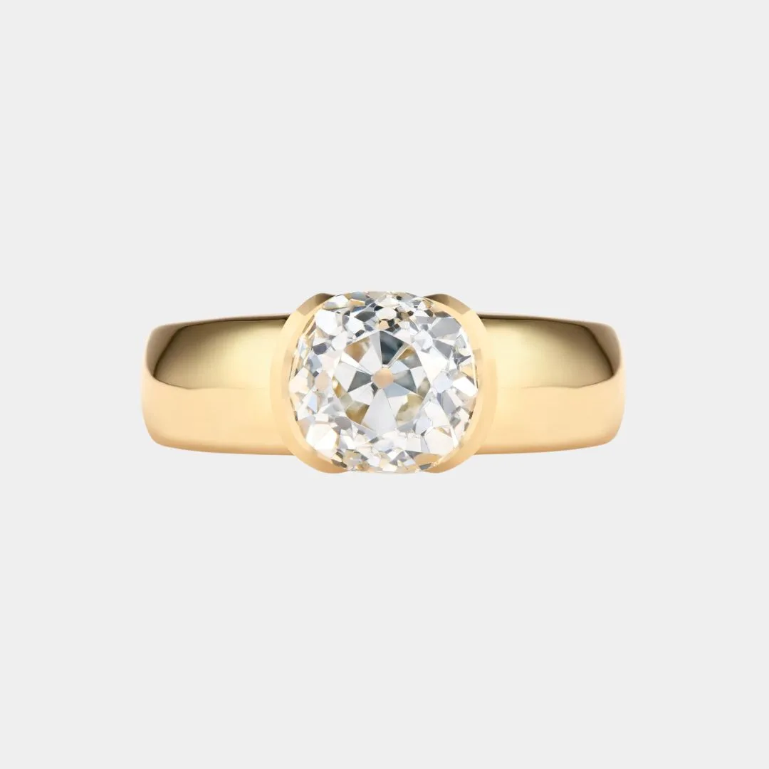 Old Mine Cut Diamond Ring by Cushla Whiting