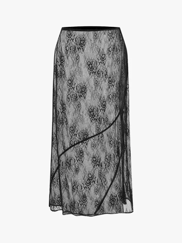 maison essentielle lace skirt