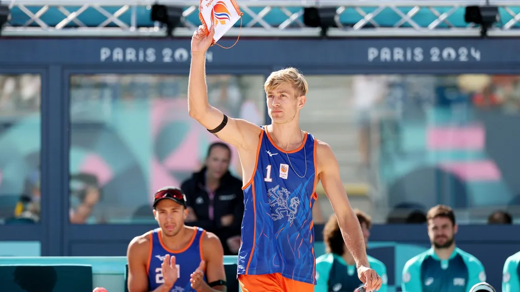 volleyball player Steven van de Velde