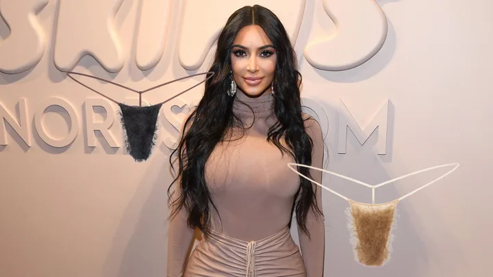 Kim K bush thong