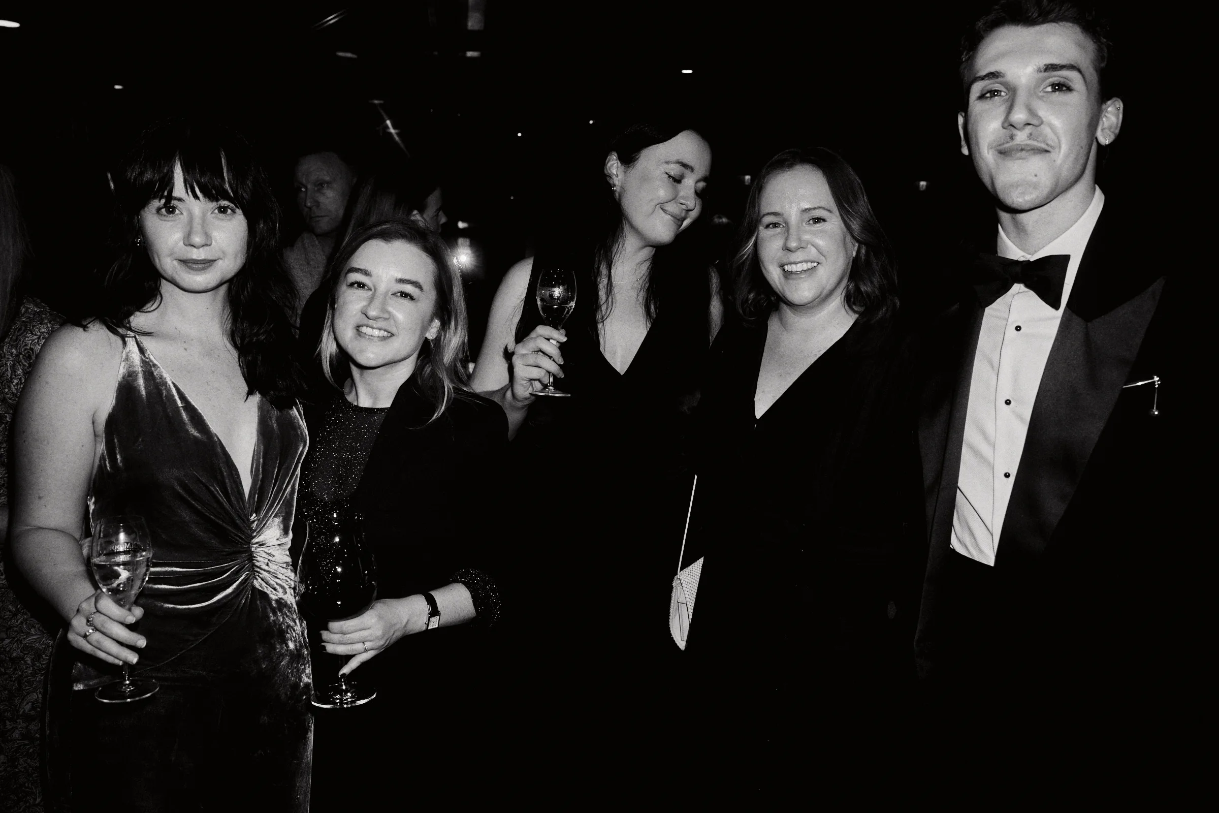 marie claire's Jordan Boorman, Alexandra English, Harriet Sim, Rebecca Rhodes and Benji Luis. 
