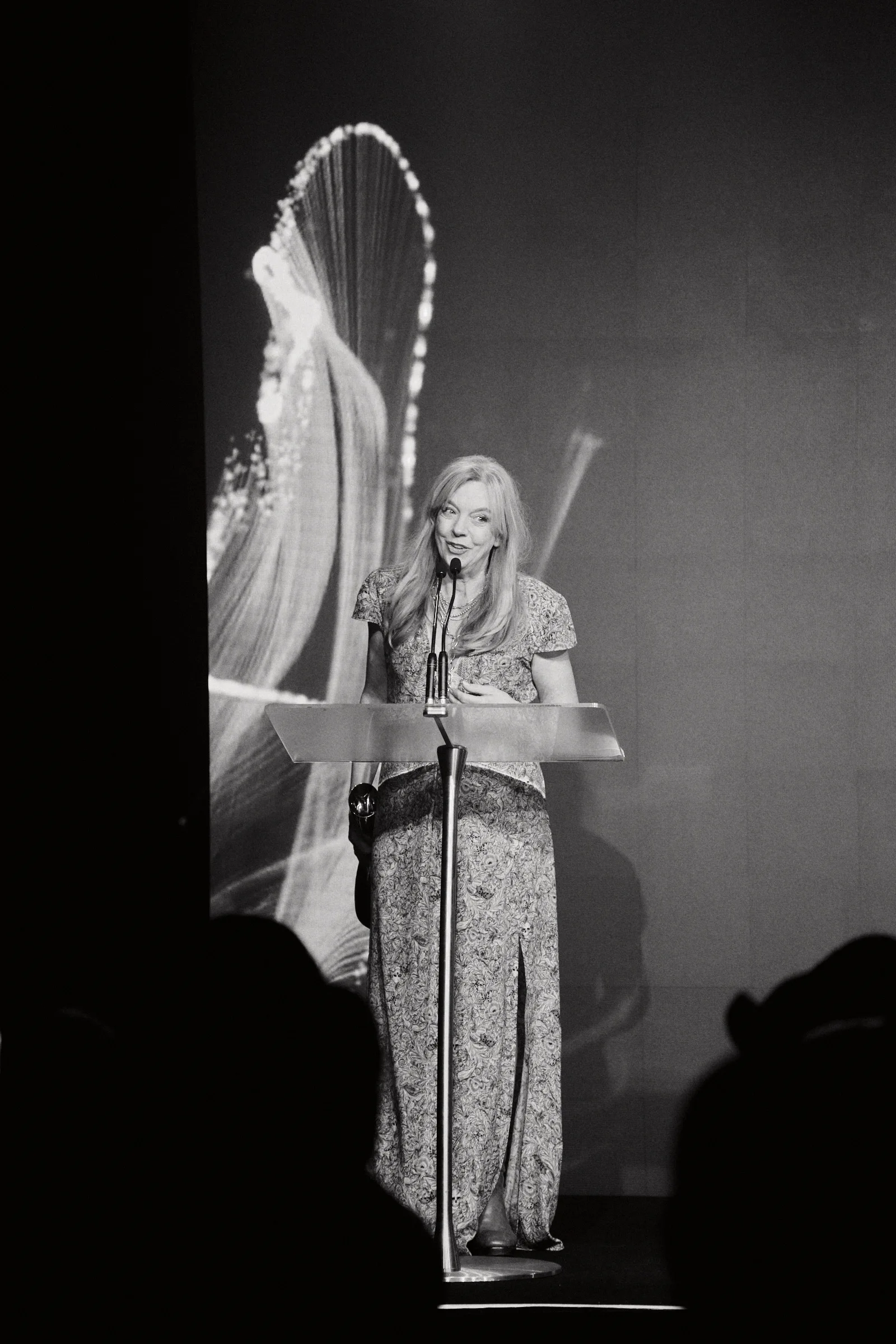 Playwright Suzie Miller wins marie claire's 2025 Creative of the Year award. Image: Mason MacKenzie Wood 