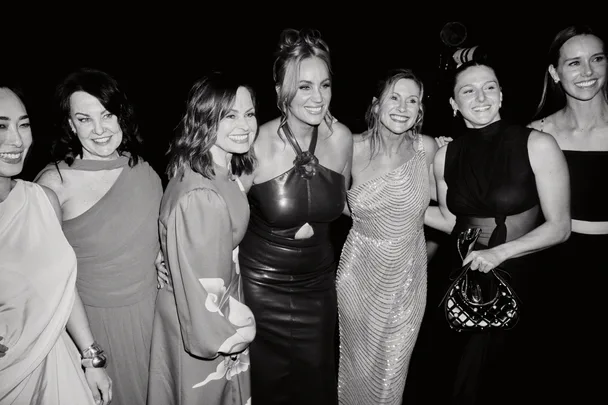 Melissa Leong, Jane Huxley, Lisa Wilkinson, Jules Robinson, Julie Inman Grant, Molly Picklum and Emma McKeon.