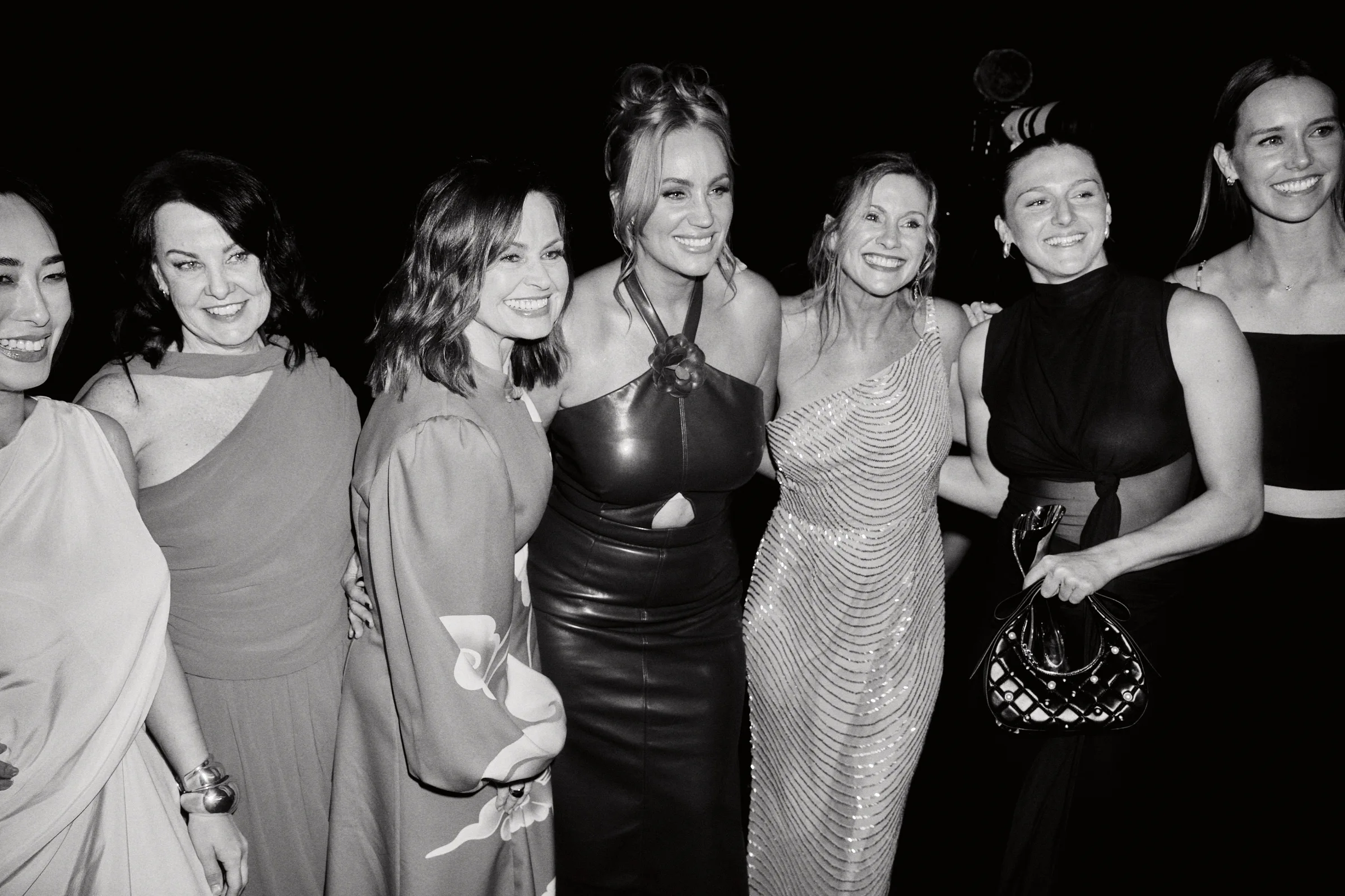 Melissa Leong, Jane Huxley, Lisa Wilkinson, Jules Robinson, Julie Inman Grant, Molly Picklum and Emma McKeon. 