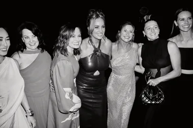 Melissa Leong, Jane Huxley, Lisa Wilkinson, Jules Robinson, Julie Inman Grant, Molly Picklum and Emma McKeon.