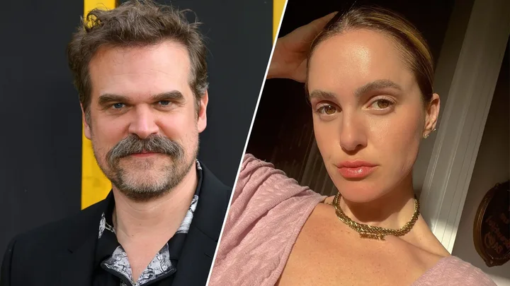 David Harbour and Natalie Tippett
