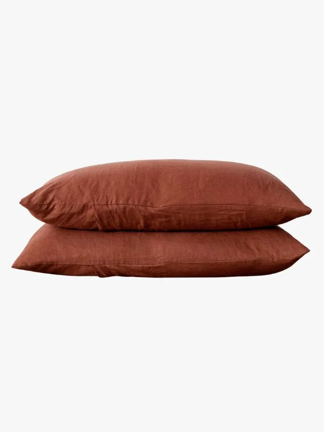 Cultiver Linen Pillowcases Siena