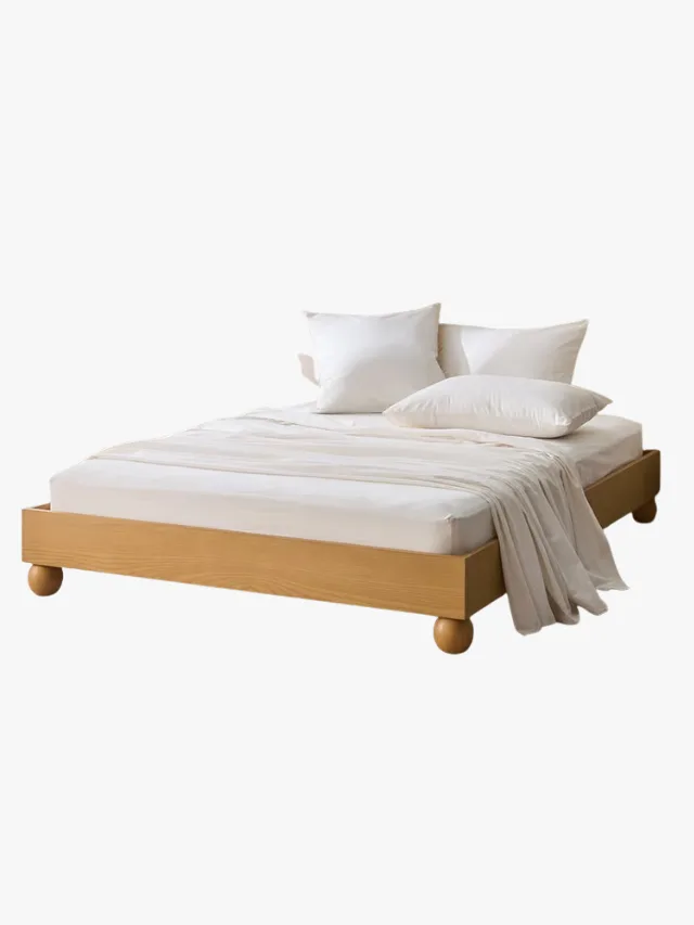 Best Wooden Bed Frames Australia_Adairs Cisco Walnut Timber Bed Base