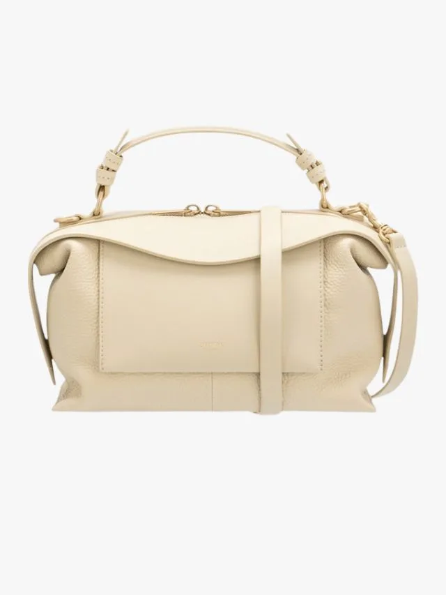 Oroton Mica Mini Bowler Cashew