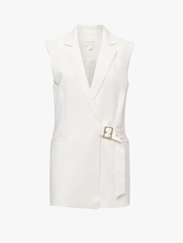 VIKTORIA & WOODS Renowned Sleeveless Blazer