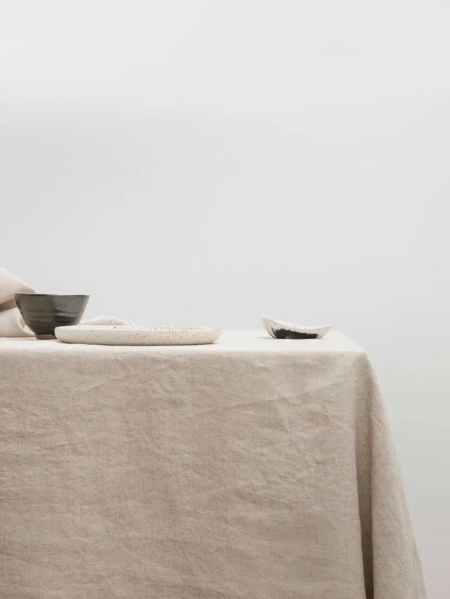 Cultiver Linen Tablecloth Natural