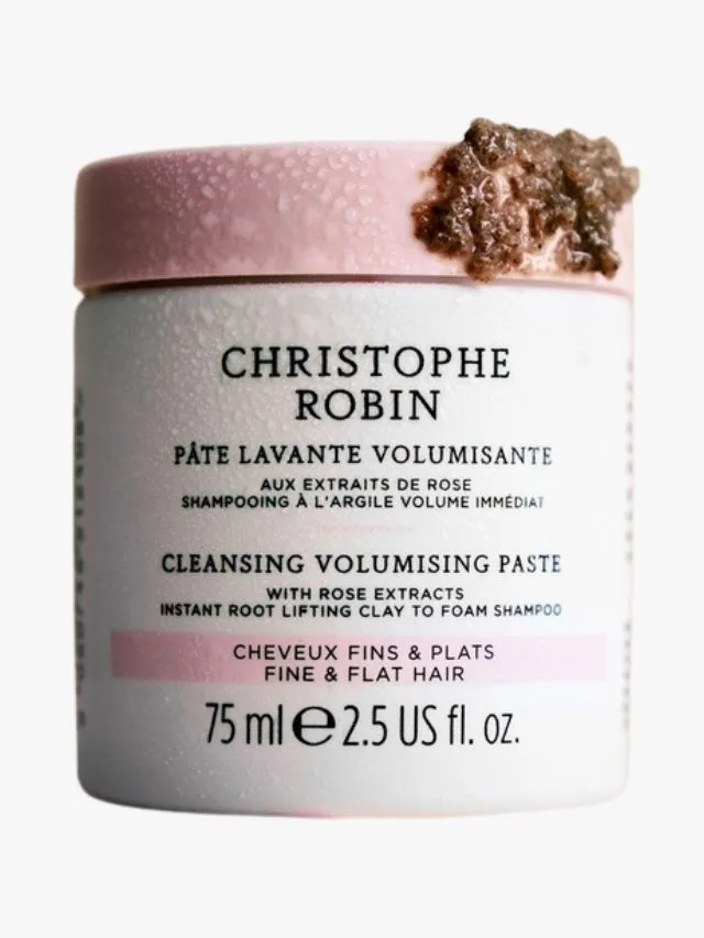 Cleansing Volumizing Paste With Pure Rassoul Clay And Rose Extracts