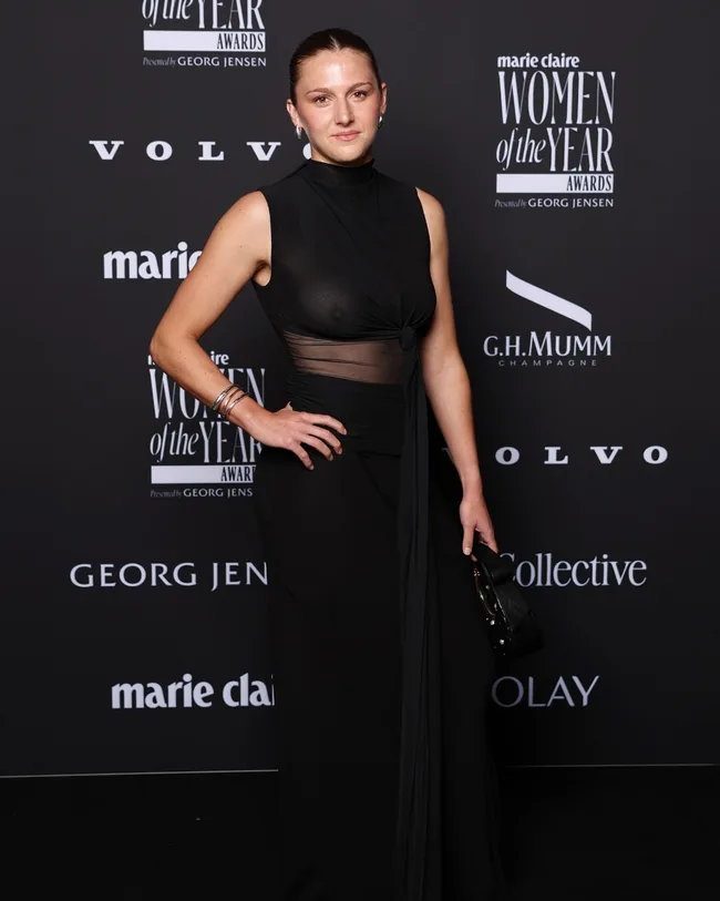 marie claire women of the year red carpet