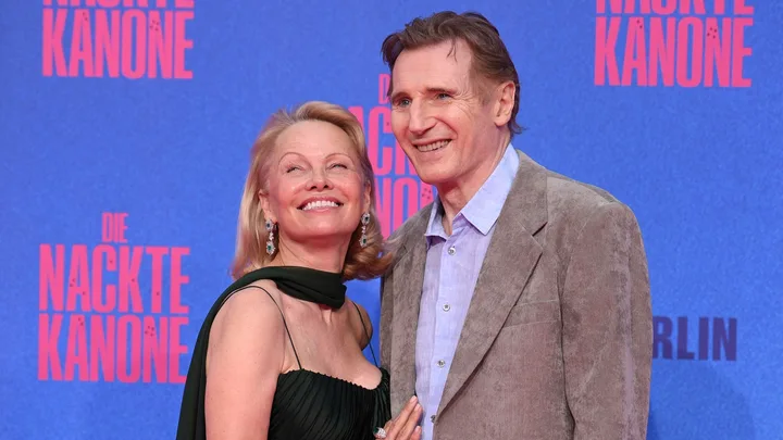 Pamela Anderson Liam Neeson Romance