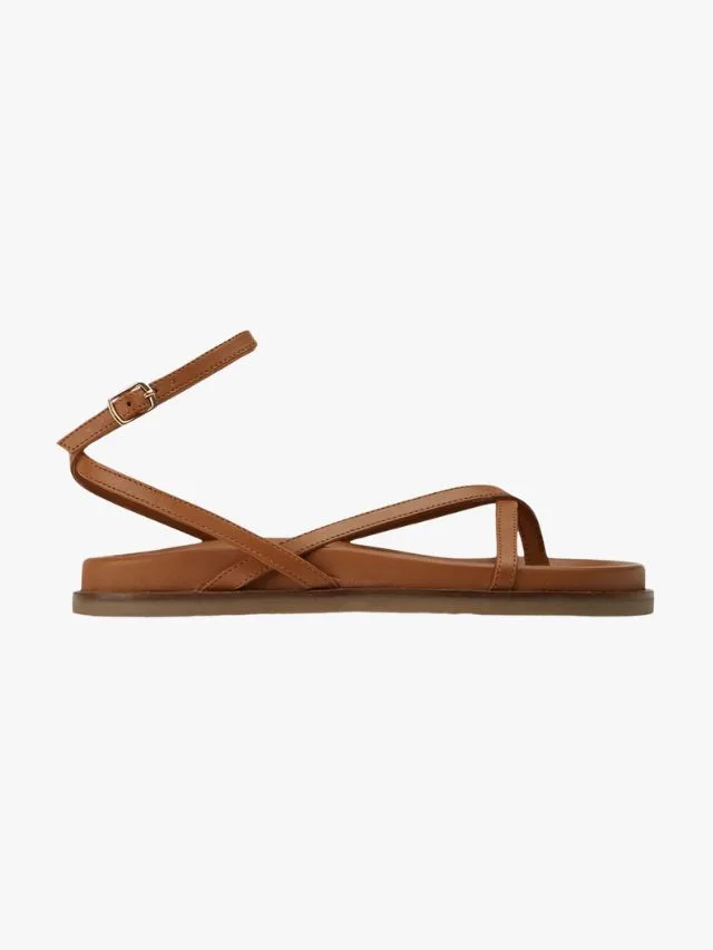 Tony Bianco Lucie Tan Nappa sandals