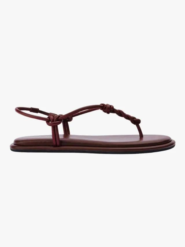 Alias Mae Tulsa sandal in burgundy leather