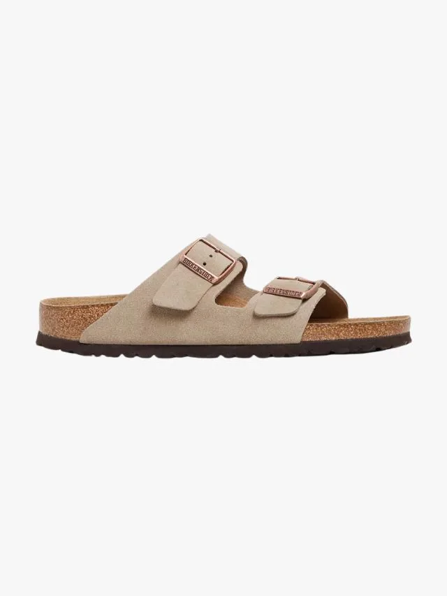 Birkenstock Womens SFB Arizona Suede Leather Narrow Sandals