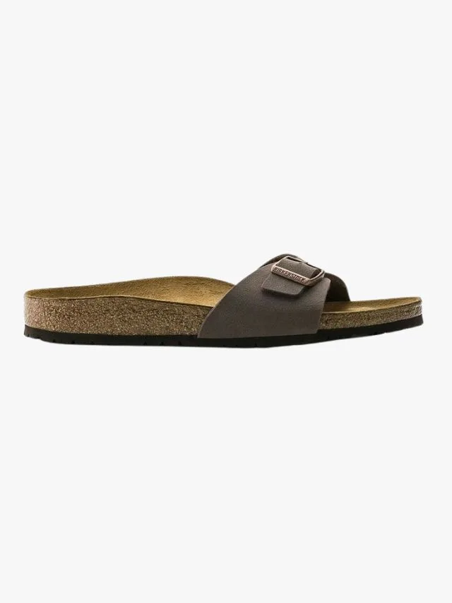 Birkenstock Madrid BirkiBuc Sandals in Mocca