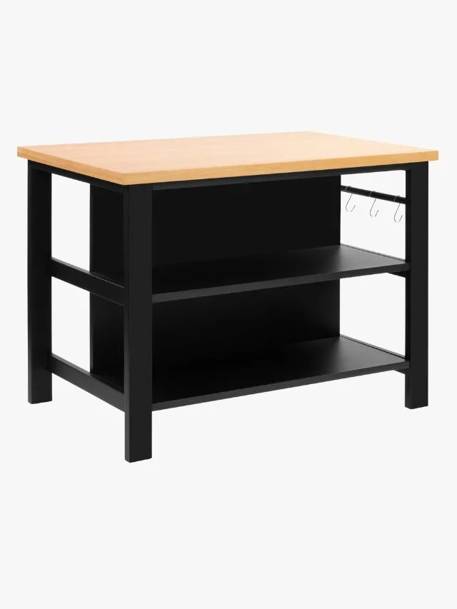 best online furniture stores Temple and Webster Vonn Kitchen Island Bench With Storage