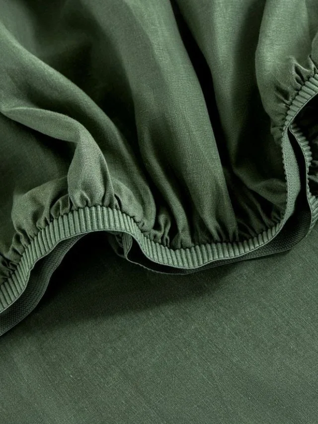 best cooling sheets summer Ecosa Flax Linen Sheet Set