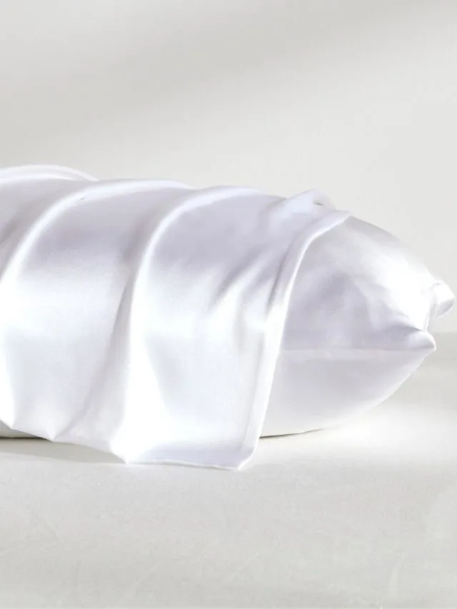 best cooling sheets summer Ecosa silk pillowcase