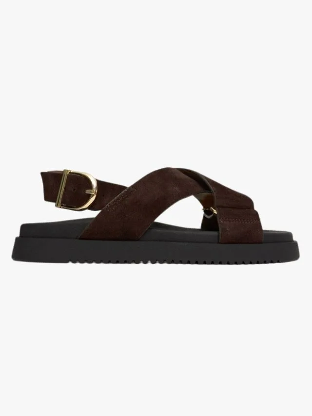 best sandal brands betts myth crossover strap footbed sandals