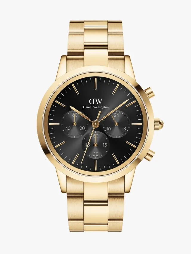 best watch trends daniel wellington iconic chronograph