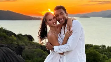 Félix Auger-Aliassime And Nina Aliassime