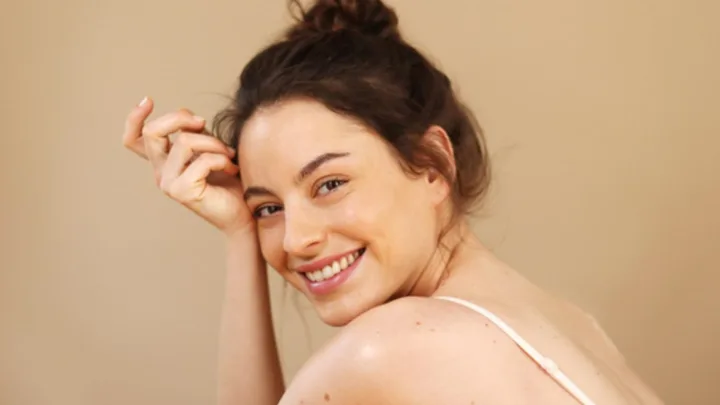 woman smiling