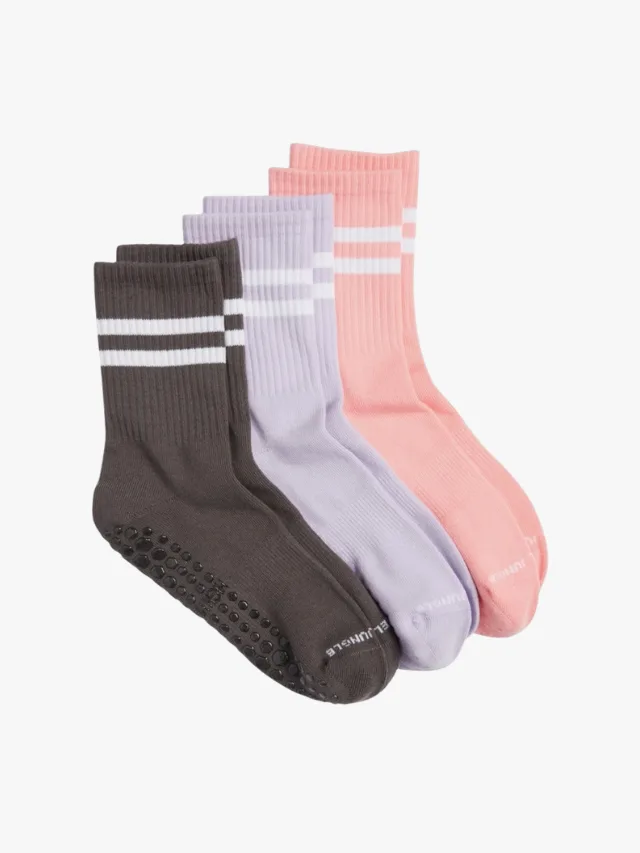 HIGH HEEL JUNGLE
Varsity Pilates Yoga Grip Socks