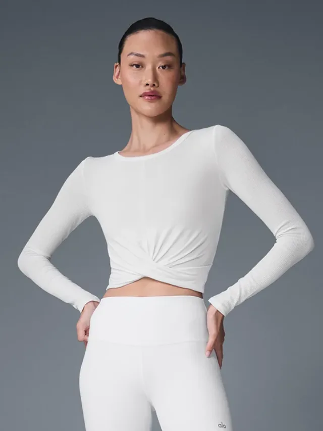 ALO
Cover Long Sleeve Top