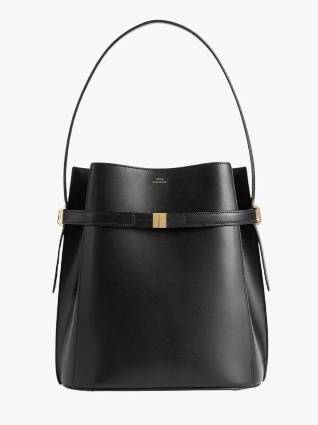 Best Investment Bags For 2026 Toteme Belted Bucket Bag