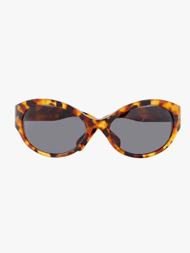DiorMidnight S4I Sunglasses triomphe oversized round frame acetate