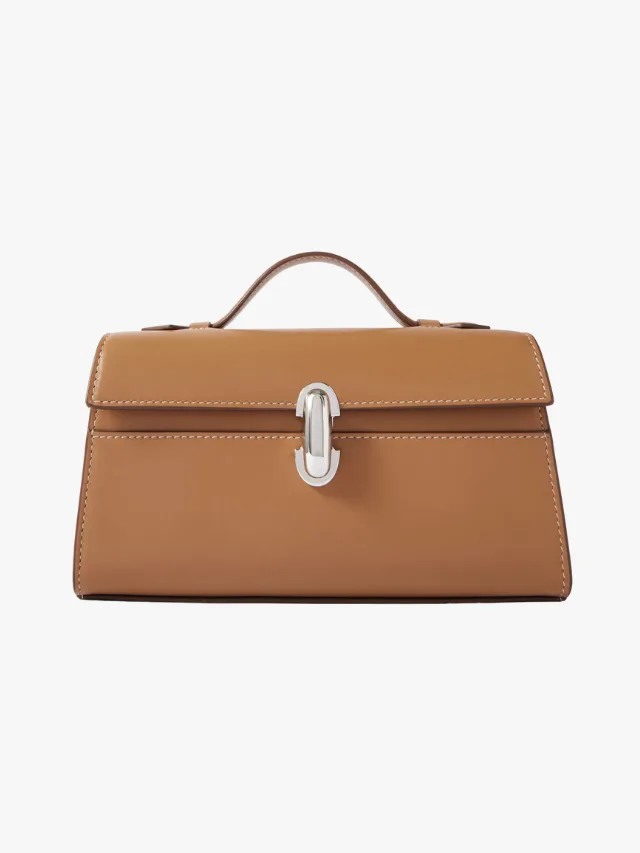SAVETTE Symmetry Pochette Leather Tote
