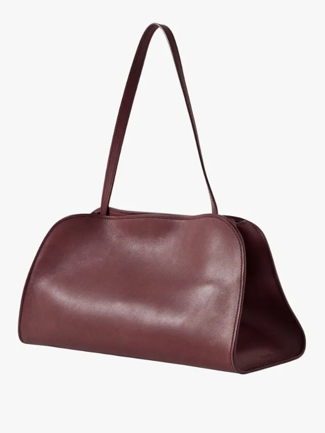 Best Investment Bags For 2026 The Row Peggy Burgundy