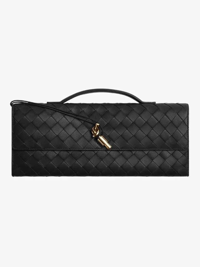 Best Investment Bags For 2026 Bottega Veneta Andiamo Clutch Black
