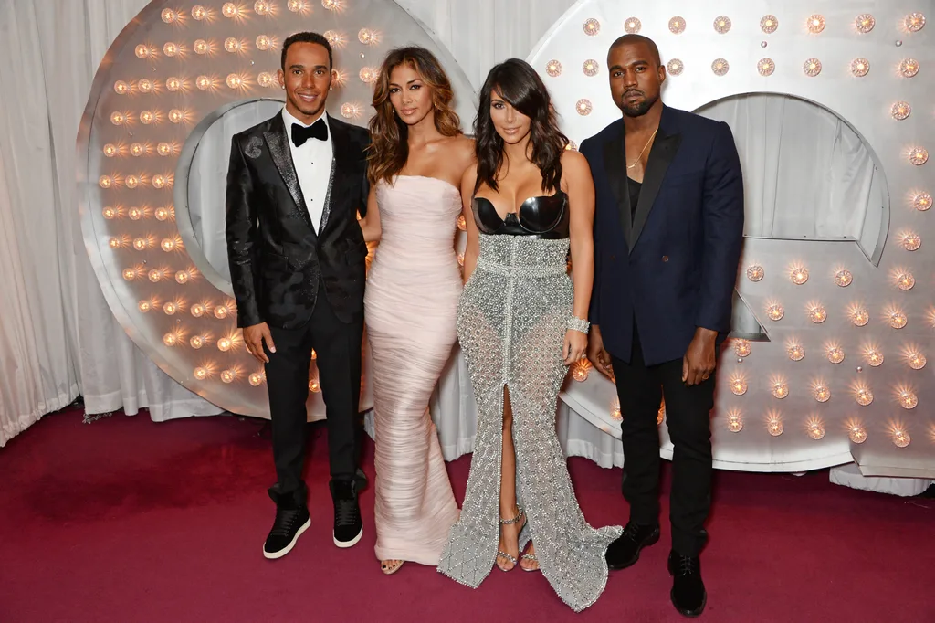 Kim Kardashian and Lewis Hamilton
