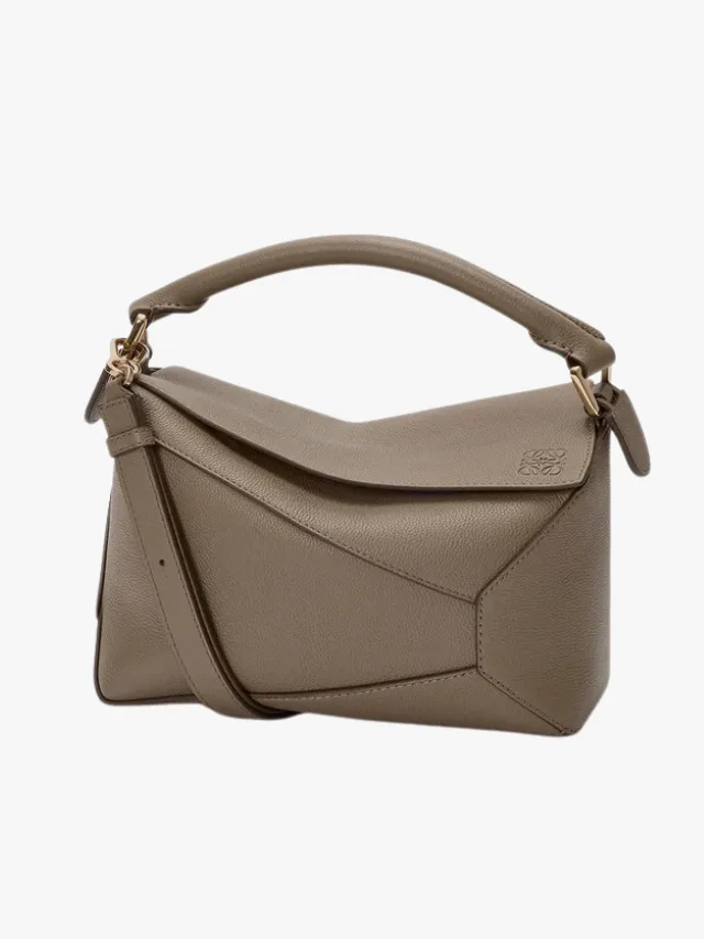Best Day To Night Convertible Handbags For Your Capsule Wardrobe_Loewe Small Puzzle Edge Bag_marie claire