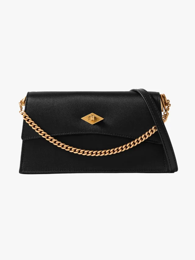 Best Day To Night Convertible Handbags For Your Capsule Wardrobe_Metier Roma Silk-Satin Shoulder Bag_marie claire