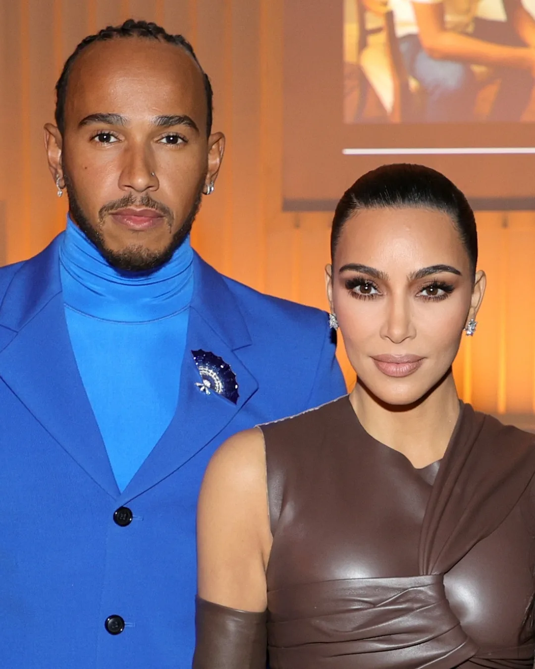 Kim Kardashian and Lewis Hamilton