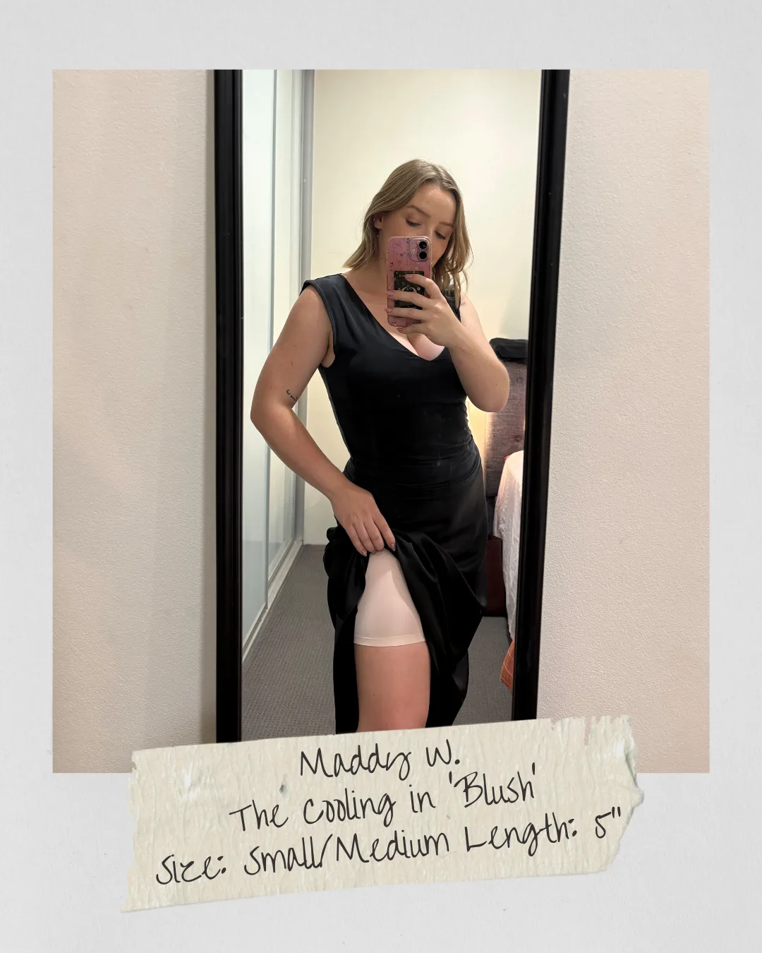 ThighSociety Anti Chafe Shorts Review_marie claire_The Cooling In Blush