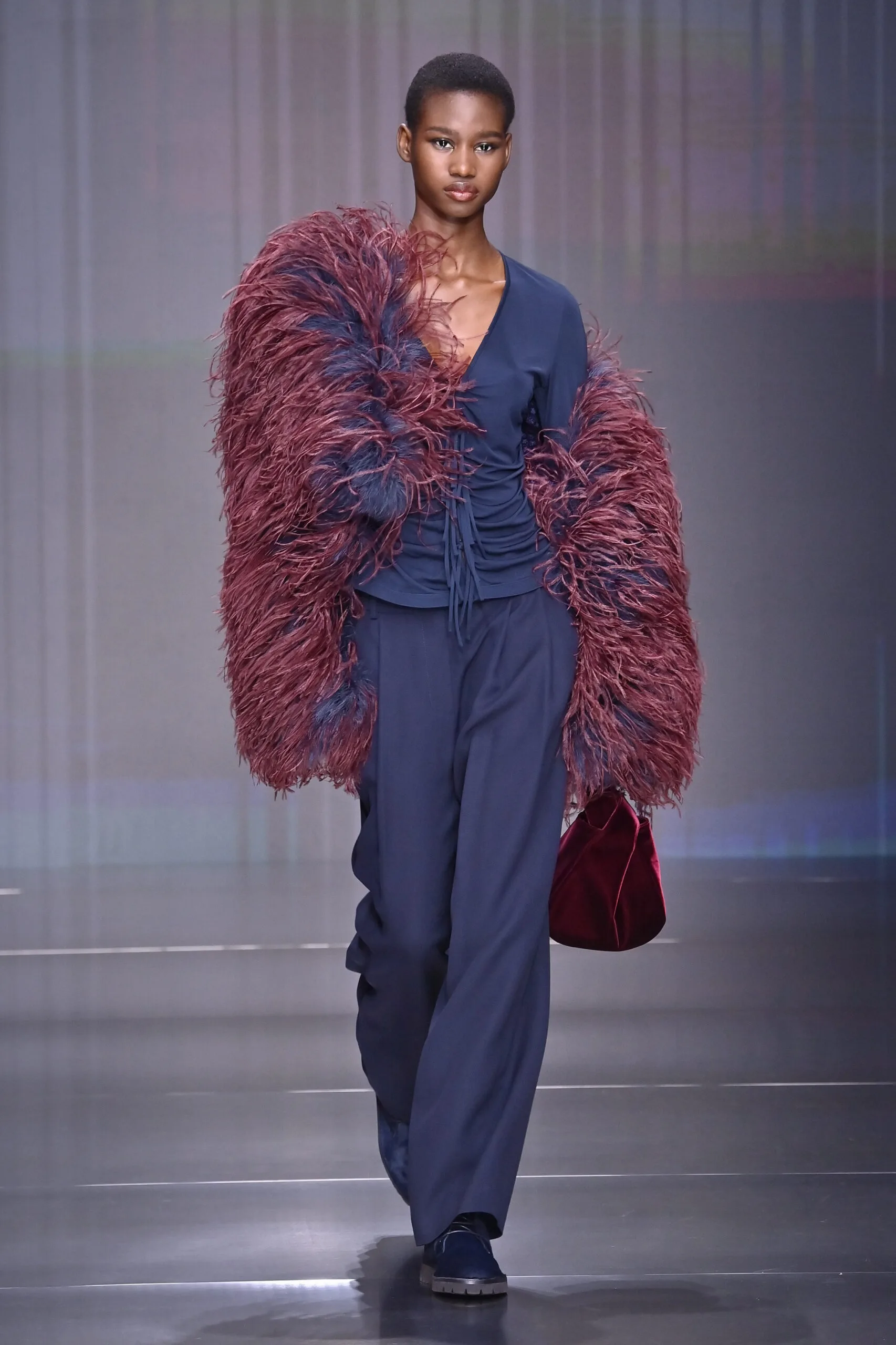 ARMANI ランウェイ フローラル美形ジャケット After Giorgio: A New Chapter Begins At Armani | marie claire